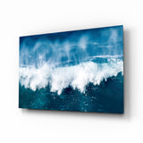 Waves Glass Wall Art