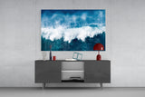 Waves Glass Wall Art