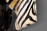 Zebra Glass Wall Art