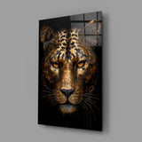 Leopard Glass Wall Art