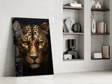 Leopard Glass Wall Art