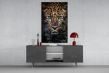 Leopard Glass Wall Art