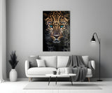 Leopard Glass Wall Art