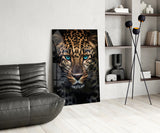 Leopard Glass Wall Art