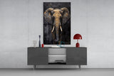 Elephant Glass Wall Art