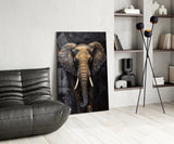 Elephant Glass Wall Art