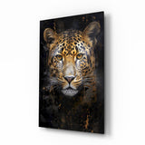 Leopard Glass Wall Art