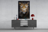 Leopard Glass Wall Art