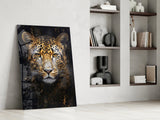 Leopard Glass Wall Art