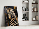 Zebra Glass Wall Art