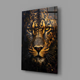 Leopard Glass Wall Art