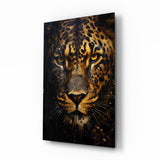 Leopard Glass Wall Art