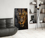 Leopard Glass Wall Art