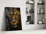 Leopard Glass Wall Art