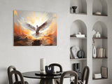 Pigeon Glass Wall Art