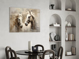 Horse Art Glass Wall Art