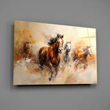 Horse Art Glass Wall Art