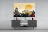 Nature View Glass Wall Art