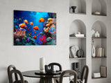 Ocean Life Glass Wall Art