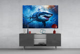 Shark Glass Wall Art