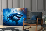 Shark Glass Wall Art