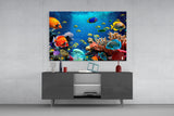 Ocean Life Glass Wall Art