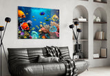 Ocean Life Glass Wall Art