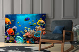 Ocean Life Glass Wall Art