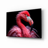 Flamingo Glass Wall Art