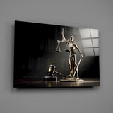 Justice Glass Wall Art