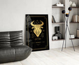 Taurus Glass Wall Art