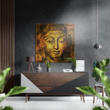 Buddha Brushed Aluminium Dibond Wall Art