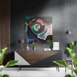 Spiral Thoughts Brushed Aluminium Dibond Wall Art