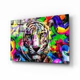 Eye of the Tiger Glass Wall Art