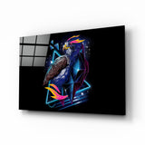 Diamond Hawk Glass Wall Art