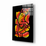 Ganesha Glass Wall Art