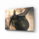 Black Adam Glass Wall Art