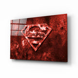 Superman Glass Wall Art