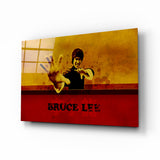 Bruce Lee Glass Wall Art