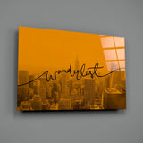 Wanderlust Glass Wall Art