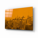 Wanderlust Glass Wall Art