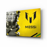 Messi Glass Wall Art