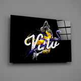 Vino Kobe Bryant Glass Wall Art