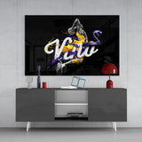 Vino Kobe Bryant Glass Wall Art