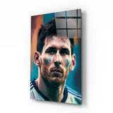 Messi || Designer -Sammlung Glasbild