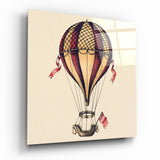 Arte della parete di vetro Balloon viaggio verso la libertà