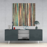 Ethnic Pattern Glass Wall Art