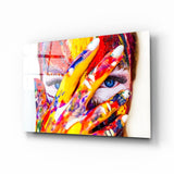 Woman Portrait Glass Wall Art