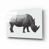 Nashorn Nashorn Glasbild