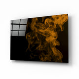 Arte della parete di vetro Fumo giallo